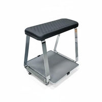 Storage Tray Mobile Pedicure Stool Easy to Clean Salon Foot Rest Bench Space Saving Nail Technician Foot Rest 360° Wheels for Spa