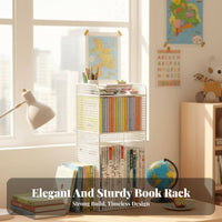 2-Tier Wireframe Rack Sturdy Construction 2-Tier Display Rack Easy Assembly
