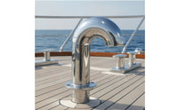 Gooseneck tube Connector Deck-Mounted Gooseneck with Flanged Base Resistant Marine Fitting for Yacht Builders