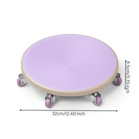 Anti-Slip Abdominal Exercise Slider Board Compact Ab Roller Board Multifunctional Fitness Equipment Beginner-Friendly for Living Room