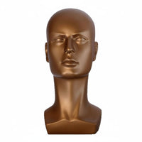 Realistic Features Male Mannequin Head Long-Lasting Hairpiece Display Stand for Trade Exhibition