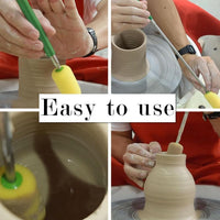 12-Inch Clay Canvas with Extendable Ceramic Stick for Pottery