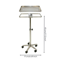 Rolling Tray Table Multipurpose Wheeled Utility Stand Heavy Duty Tray Table with Wheels for Permanent Art Artists, Care Facilities