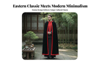 Traditional Chinese Traditional Chinese Attire Mantle Unisex Lace-up Stage Costume Cloak Retro Design Hoodless Long Velvet Cape for Adults
