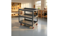 Industrial Mobile Tool Cart with Component Organizer Heavy-Duty Rolling Tool Cart Long-Lasting Portable for Mechanics, Diyers, Garage, Auto Repair Shop