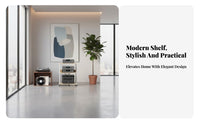 With Wheels Audio Equipment Stand Space Saving High-Fidelity Component Rack Sturdy Construction Mobile Amplifier Cabinet Stable and Long-Lasting for Audiophiles, Living Room