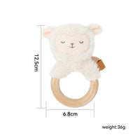 Baby Rattle Soft Fabric Rattle Shaker Toy Easy-to-Grip Handbell Toy Sensory for Babies, Playpen, Nursery