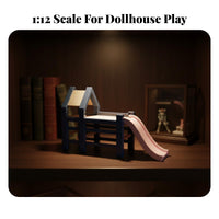 Cartoon Design 1:12 Scale Floor Carpet Versatile Decor 1:12 Scale Dollhouse Rug Realistic Intricacy for Children, Hobbyists, Model Display