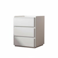 With Combination Lock Locking Bedside Cabinet Modern Design Nightstand Secure Storage Bedroom Furniture Fully Assembled for Apartment Dwellers, Homeowners, Students, Hotel Room, Office