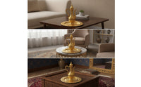 Decorative Teapot Gold Decor Ornate for Coffee Table