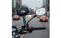 2 Pieces Shatterproof Foldable Scooter Mirror Rustproof Vehicle Accessory HD Clarity for City Commuting