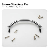 Stainless Steel Boat Handle Sturdy Construction Stainless Steel Handrail Aquatic Grab Rail Robust Duty Boat Grab Handle for RV