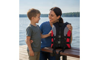Kids Life Vest with Buckles Buoyant Boating Life Jacket with Zipper Swim Vest with Crotch Strap Secure Buoyancy Aid Adjustable