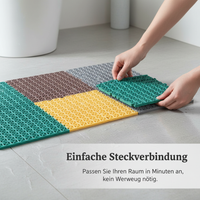 Interlocking PVC Anti-Slip Drainage Mat for Kitchen & Bathroom