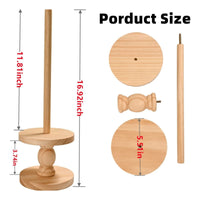 Donut Display Wooden Donut Stand Round Pastry Holder for Party Hosts, Parties