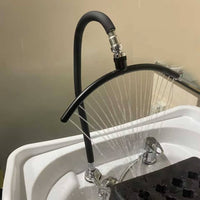 Waterfall Shampoo Sprayer Modern Design Shadow Rinse Attachment Salon Wash Basin Sprayer for Beauty Spa