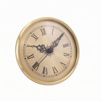 Quartz Silent Sweep Timepiece Insert Movement DIY Round Metal Timepiece Insert Insert Replacement