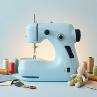 Two-speedSpeed Compact Sewing Machine Backward Stitching Tabletop Sewing Machine Stitch Selection Markings for DIY Handcraft
