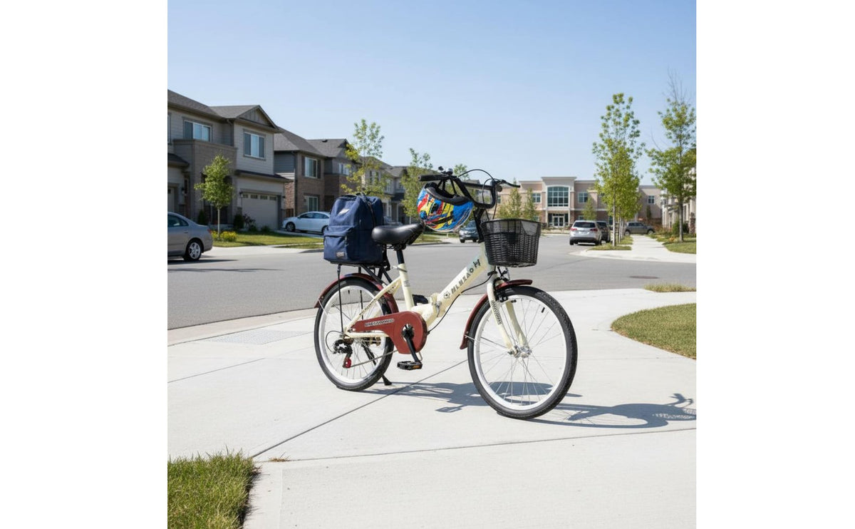 Front and Rear Brakes Kids Bike High-Carbon Steel Frame Children's Bike with Basket Fenders Included Single Speed Kids Bike for Neighborhood