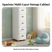 Drawer Cabinet Large Capacity Multi-Layer Storage Cabinet Thickened Material Multi-Layer Storage Chest for Students, Bedroom, Closet, Washroom