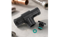 Leak-Resistant Heater Hose Connector with Seal Upgraded Coolant Bleeder Port Sturdy Coolant Bleeder with Plug Sturdy for Engine Bay