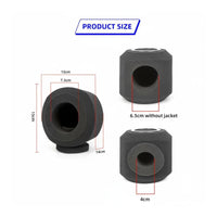 Reduces Reverberation & Interference Audio Capture Device Isolation Cover Windproof Sound Absorbing Mic Cover Compact Design Sound-Absorbing Foam Cover Lightweight and Portable for Singers