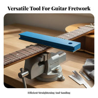 Multiple Grit Options Fret Leveling Beam Professional Grade Fret Leveling Bar High Precision for Guitarists, Musicians, Workshop, Home Use