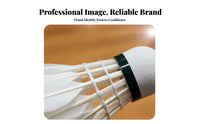 12 Pieces Goose Feather Shuttlecock Sturdy Feather Shuttlecock Stable Trajectory Badminton Birdie for Athletes, Beginners, Exercise
