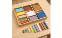 Number Rods Colorful Counting Rods Smooth Math Manipulative for Classroom
