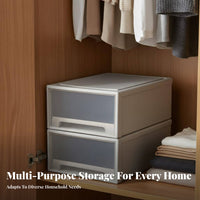 Clothes Storage Container Multi-Functional Clothes Organizer Large Capacity Wardrobe Drawer Box for Homeowners, Renters, Closet, Bedroom, Dorm