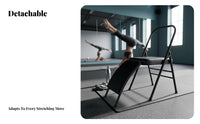 Foldable Design Iyengar Mind-Body Practice Chair Multi-Functional Iyengar Auxiliary Chair Heavy-Duty Mind-Body Practice Inversion Bench Sturdy Steel Frame for Beginners, Professionals, Home Gym
