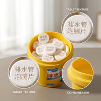 Drain Deodorizing Cleaning Effervescent Tablets for Sewer Toilet Floor Drain Odor Removal and Powerful Anti-odor Decomposition