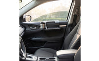 Car Window Organizer with Cup Holder No Drilling for Road Trips, Drivers