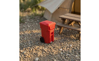 1:64 Scale Mini Trash Bin Molded Lid Model Scene Trash Bin Scene Decoration Mini Waste Container Realistic Details