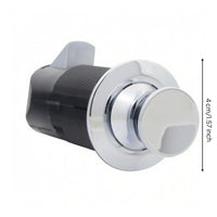 Push Button Door Lock Metal Front Press Press Mechanism Lock 23 Mm Opening Push Button Latch for Cabinet Installation