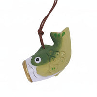 2 Pieces Modern Simple Design Desktop Koi Sculpture Good Luck Charm Wooden Koi Figurine Solid Wood for Couples, Office, Bookshelf