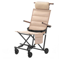 Camping Recliner Heavy Duty Portable Recliner Adjustable Recline Outdoor Furniture for Travel