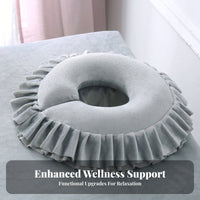 Removable and Washable Cover U-Shaped Face Pillow Comfortable & Soft U Shaped Face Cradle Cushion Easy to Clean for Estheticians, Spas, Home
