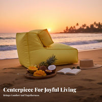 Waterproof Wind-Inflatable Sofa Foldable Air Lounger Lightweight Portable Furniture No Pump Needed for Beachand ventureers, Travelers, eventand ventureers, Beach, by the pool, Camping, public green spaces