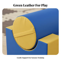 Indoor Soft Play Obstacle Course Non-Slip Base Children's Foam Activity Playset Young Child Foam Playset for Kids, Kindergarten, Daycare, Playroom