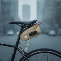 Bike Rear Saddle Bag Waterproof Saddle Bag with Fastening Mount Quick-Release Compact for Cyclists, Road Cycling