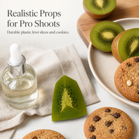 Artificial Fruit Slices and Cookies for Photography Props and Decoration