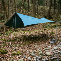 Outdoor 6x6m Cotton Canvas Tarp Shelter for Camping & Events