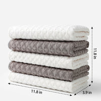 Low-Lint Microfibre Cloth and Cleaning Cloths, Pack of 3 Microfiber Pieces, Absorbent Streak Glass and Multi-Surface Kitchen Towels