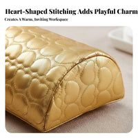 PU Leather Nail Pillow Washable Nail Art Hand Pillow Easy to Clean Manicure Arm Rest Cushion for Manicurists, Beauty School Students, Spas, Travel