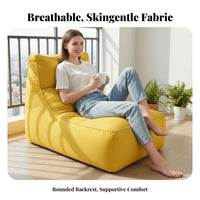 Comfortable Bean Bag Lounger Space-Saving adjustable Floor pad stylish Design Indoor Seating Breathable for Young Adults, Students, video game enthusiasts, Bedroom, Lounging, Dorm Room, Playroom