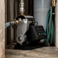Permanent Magnet Variable Frequency Self-Priming Water Pump for Home Use