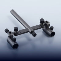Double Rod Holder Sturdy Construction Double Bracket Rod Rack Long-Lasting for Lakeside
