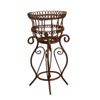 Miniature Flower rack Freestanding Dollhouse Plant Stand Miniature Display Rack for Hobbyists
