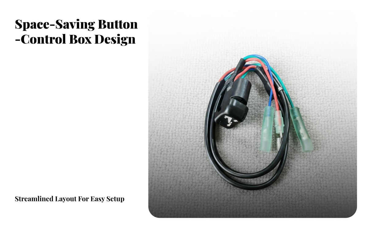 Direct Replacement Outboard Engine Trim Tilt Switch Easy Installation Boat Engine Tilt Switch Resistant Vehicle Part Long-Lasting for DIY Boaters, Marine Mechanics